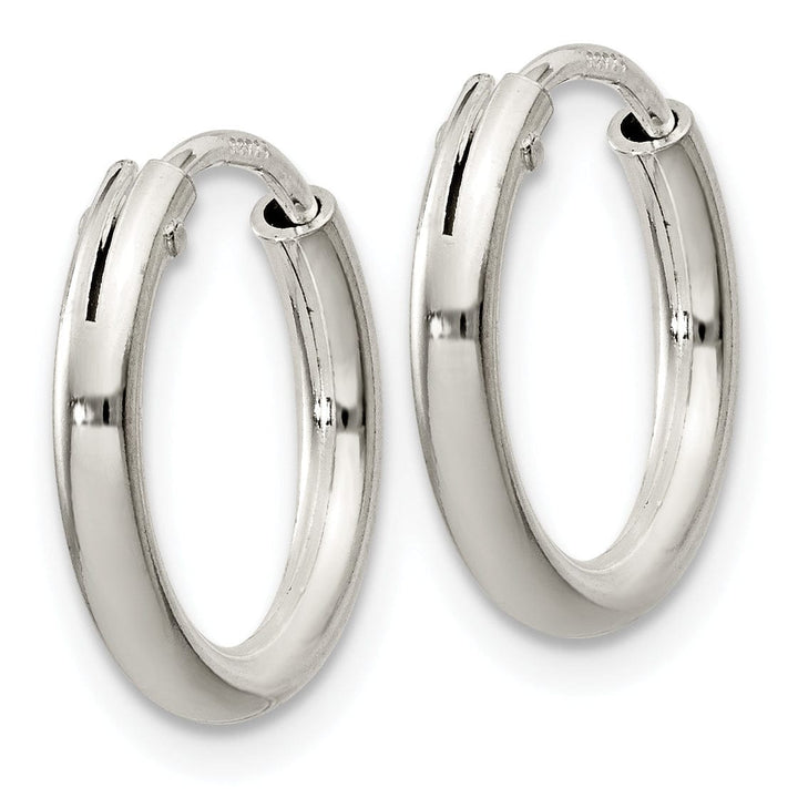 Lovely Rita's Earrings Sterling Silver Hollow Hoop Hinged Earrings