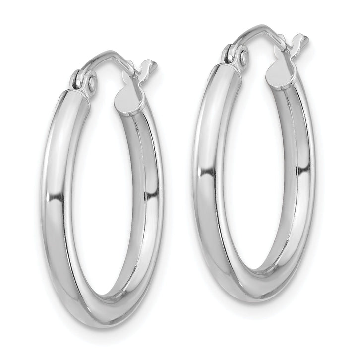 Lovely Rita's Earrings Sterling Silver Hollow Tube Hoop Hinged Earring