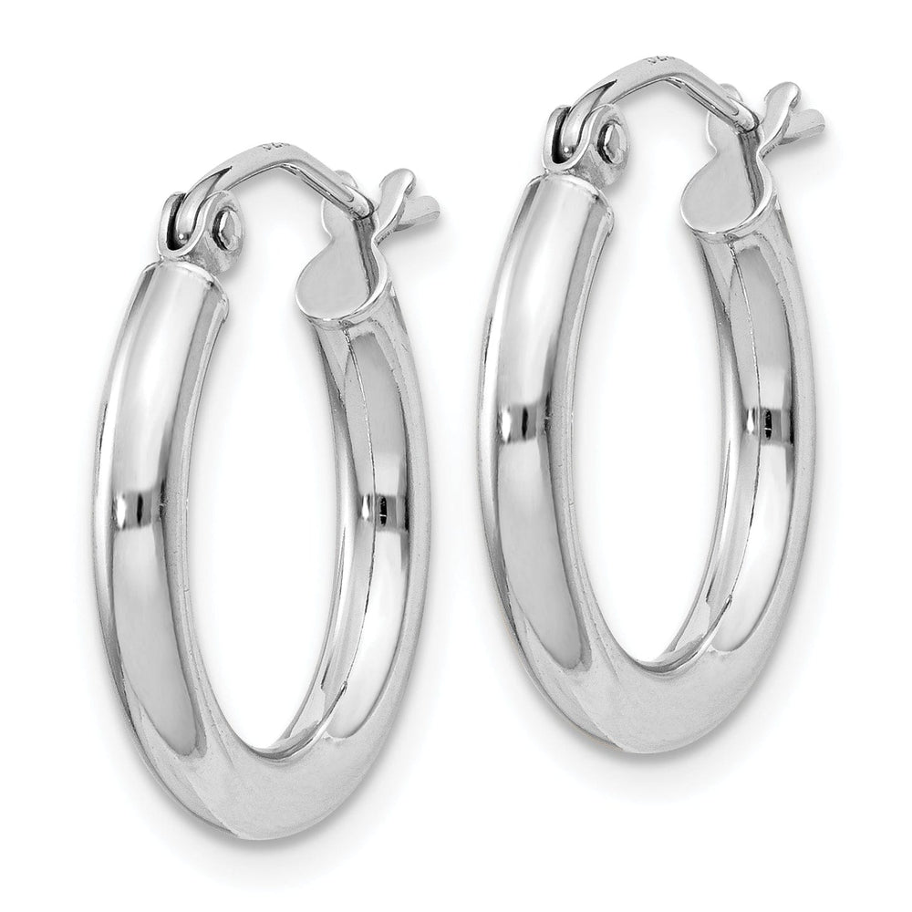 Lovely Rita's Earrings Sterling Silver Hollow Tube Hoop Hinged Earring