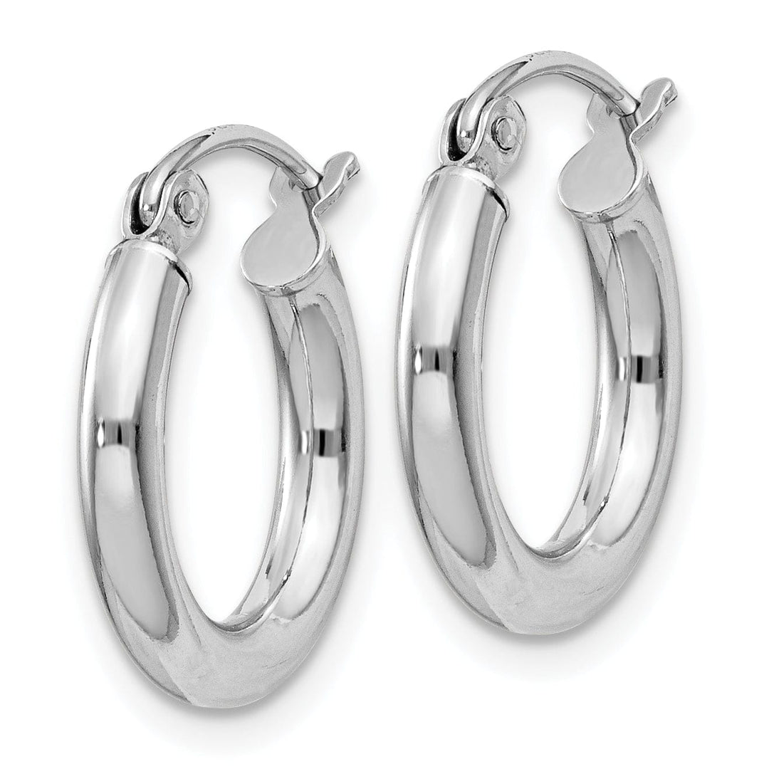 Lovely Rita's Earrings Sterling Silver Hollow Tube Hoop Hinged Earring