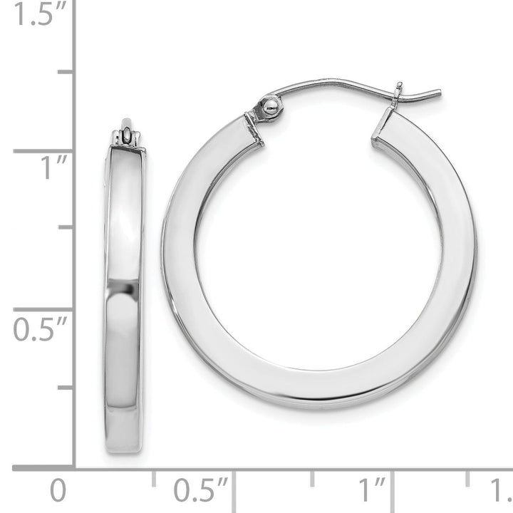 Lovely Rita's Earrings Sterling Silver Hoop 3.25MM Earrings
