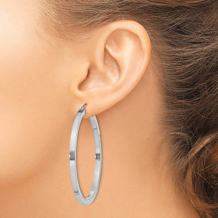 Lovely Rita's Earrings Sterling Silver Hoop 3.25MM Earrings