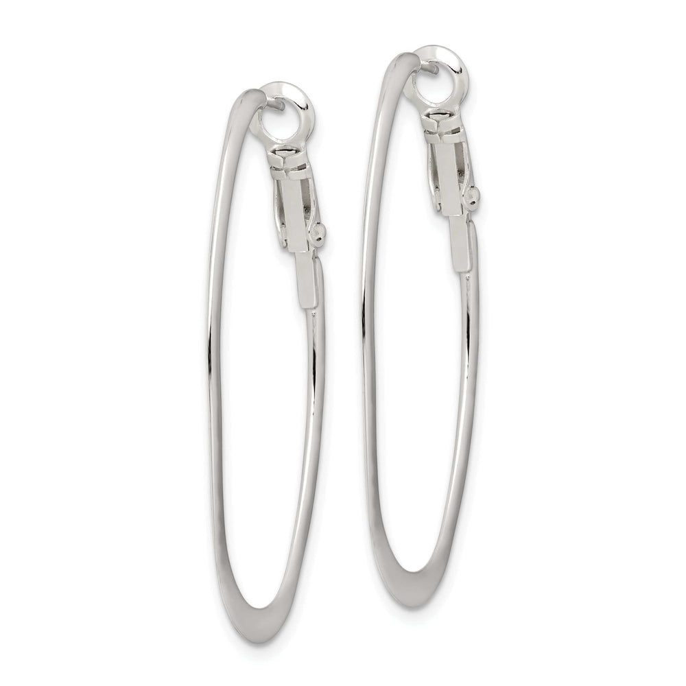 Lovely Rita's Earrings Sterling Silver Hoop Clip Back Earrings