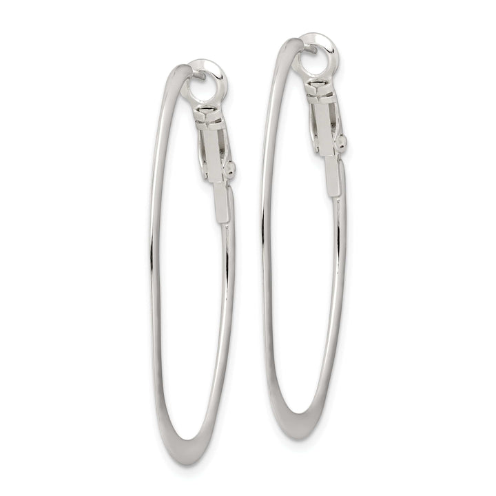 Lovely Rita's Earrings Sterling Silver Hoop Clip Back Earrings