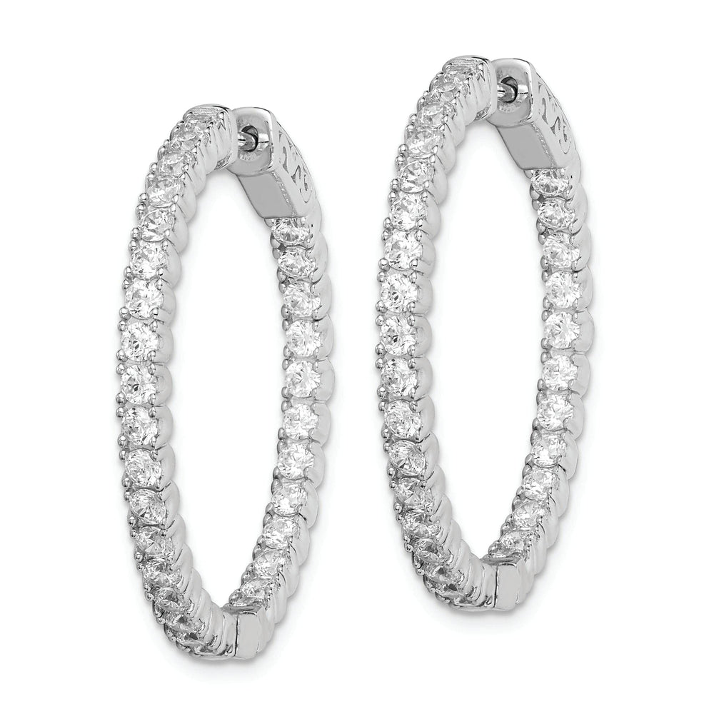 Sterling Shimmer Earrings Sterling Silver Hoop Earrings