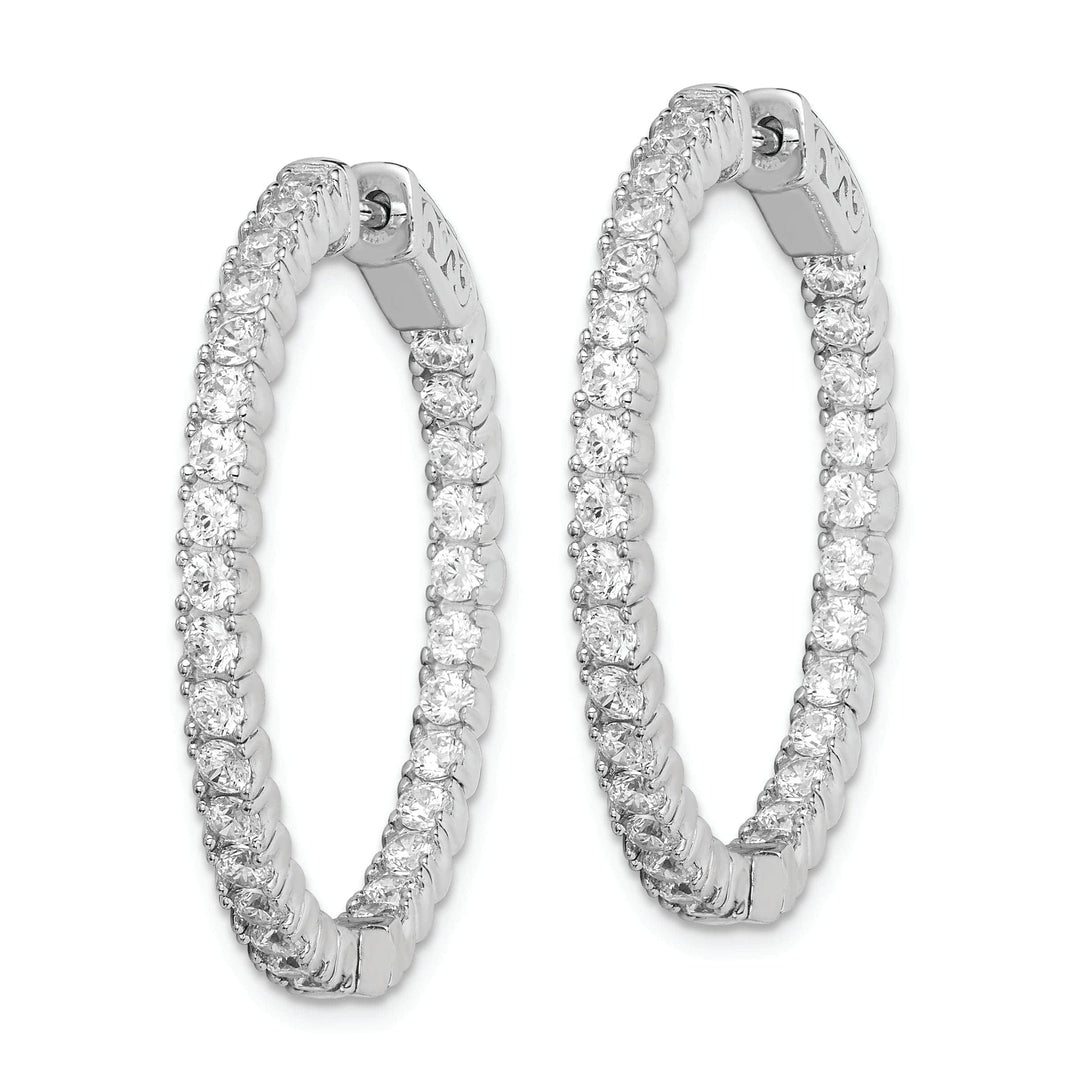 Sterling Shimmer Earrings Sterling Silver Hoop Earrings