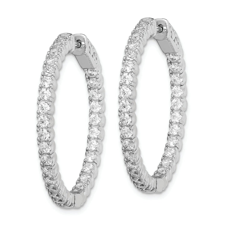 Sterling Shimmer Earrings Sterling Silver Hoop Earrings