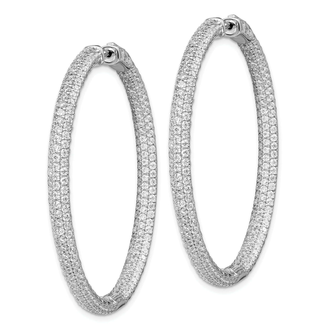 Sterling Shimmer Earrings Sterling Silver Hoop Earrings