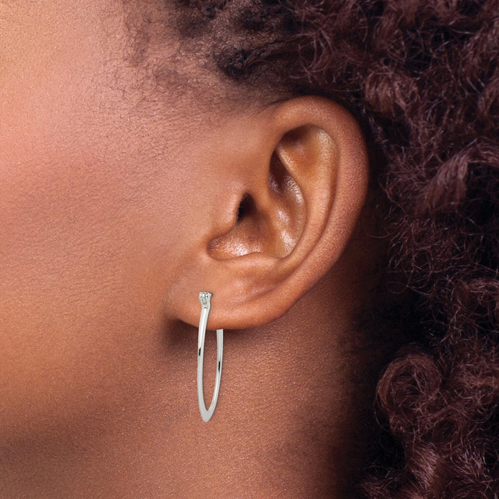 Lovely Rita's Earrings Sterling Silver Hoop Earrings