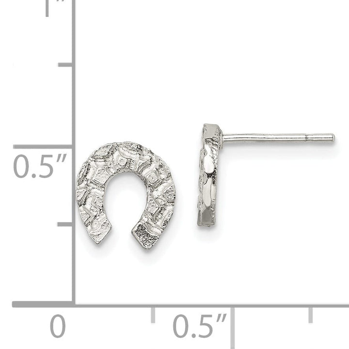 Lovely Rita's Earrings Sterling Silver Horseshoe Mini Earrings