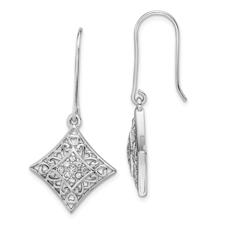 Lovely Rita's Earrings Sterling Silver I Love You All Year Long Earrings