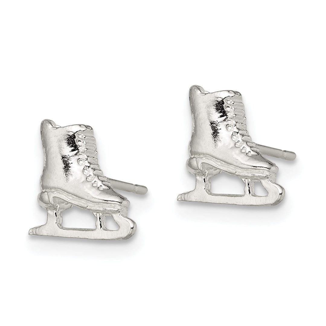 Lovely Rita's Earrings Sterling Silver Ice Skate Mini Earrings