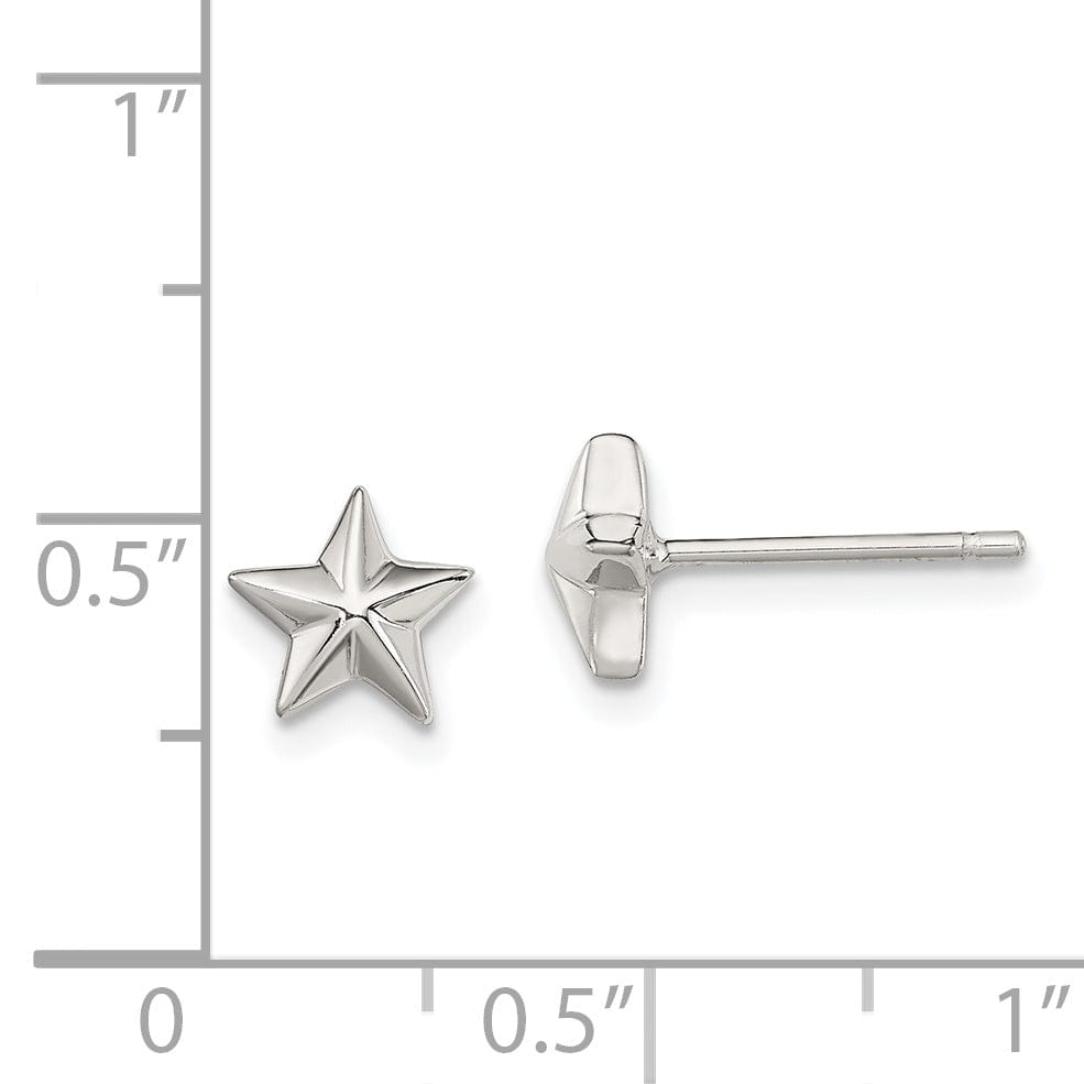 Lovely Rita's Earrings Sterling Silver Mini Star Post Earrings