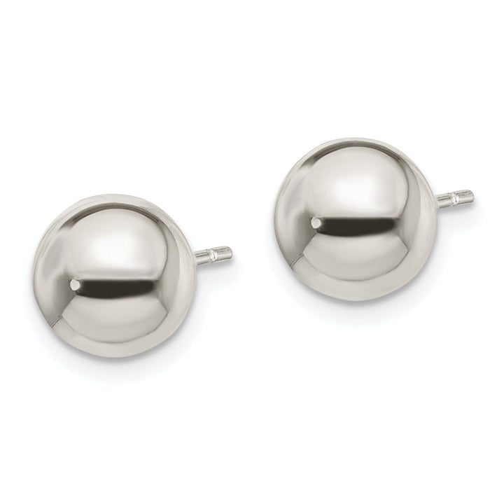 Lovely Rita's Earrings Sterling Silver Polished 8MM Ball Post Earrings