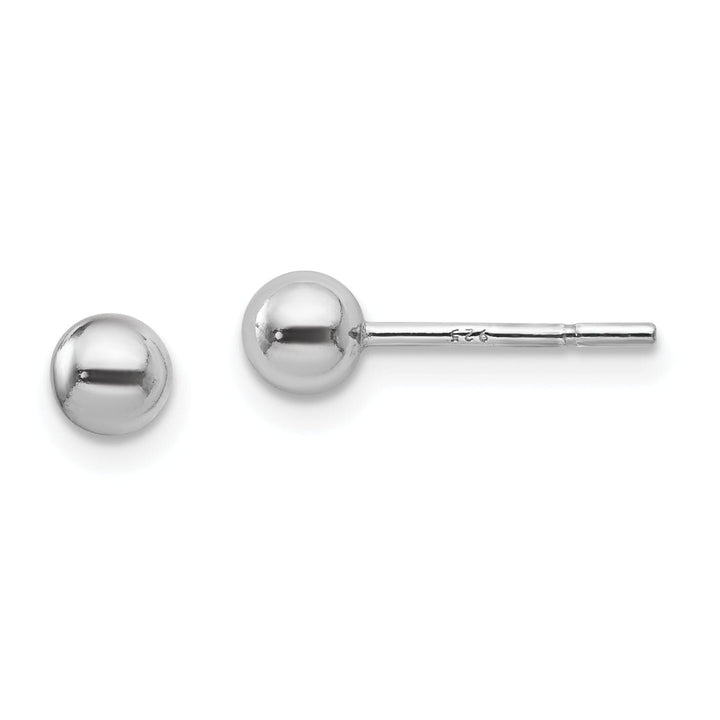 Lovely Rita's Earrings Sterling Silver Polished Ball Post Earrings