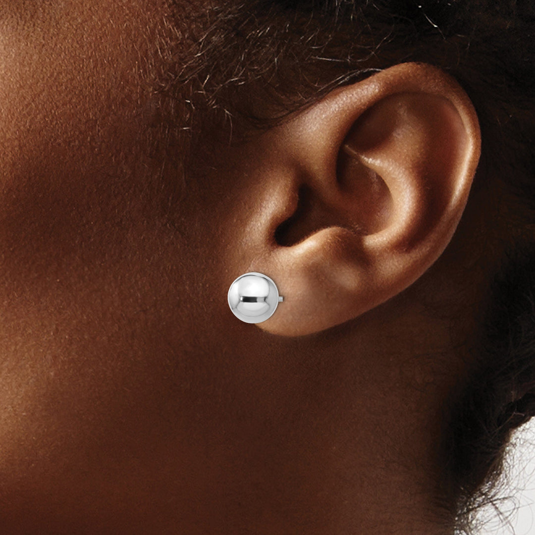 Lovely Rita's Earrings Sterling Silver Polished Ball Post Earrings