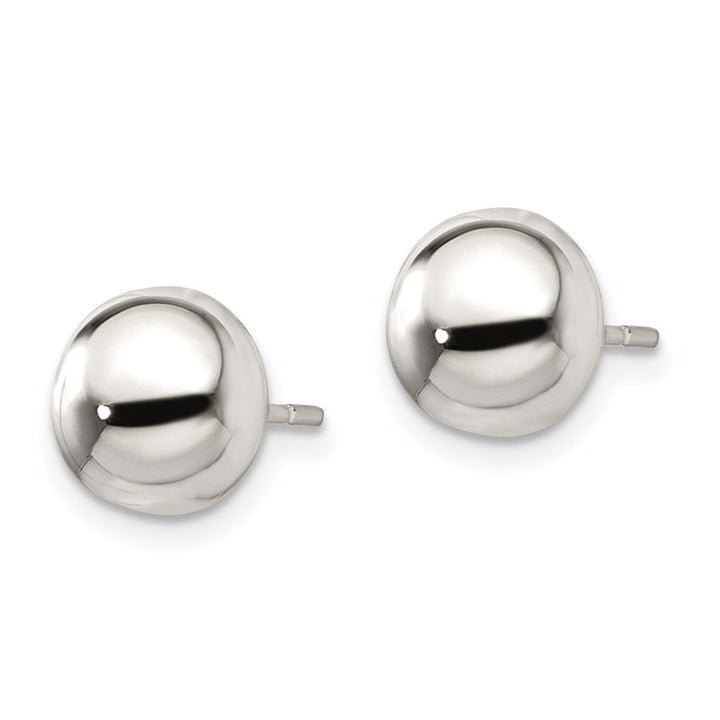 Lovely Rita's Earrings Sterling Silver Polished Button Post Earrings