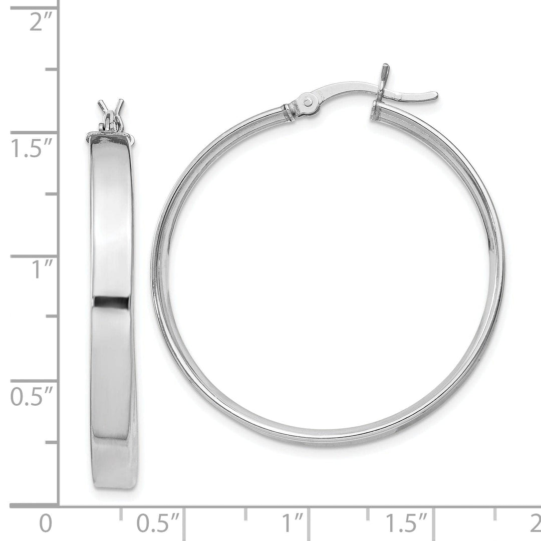 Lovely Rita's Earrings Sterling Silver Polished Finish Hinged Earrings