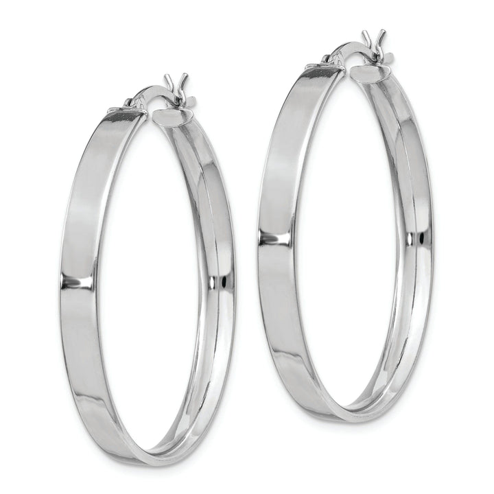 Lovely Rita's Earrings Sterling Silver Polished Finish Hinged Earrings