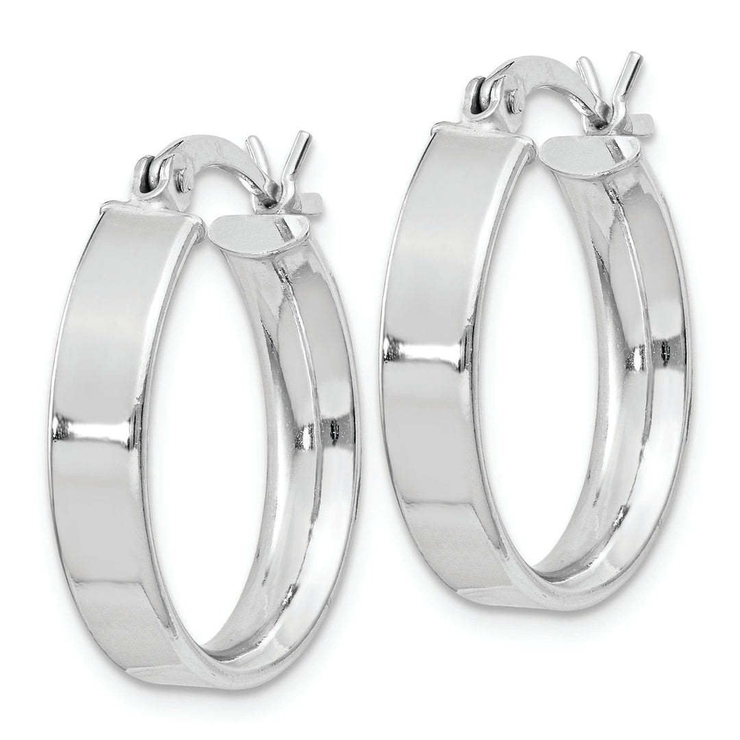Lovely Rita's Earrings Sterling Silver Polished Finish Hinged Earrings