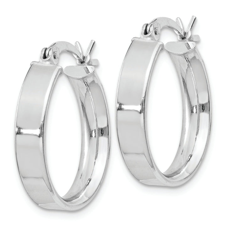 Lovely Rita's Earrings Sterling Silver Polished Finish Hinged Earrings