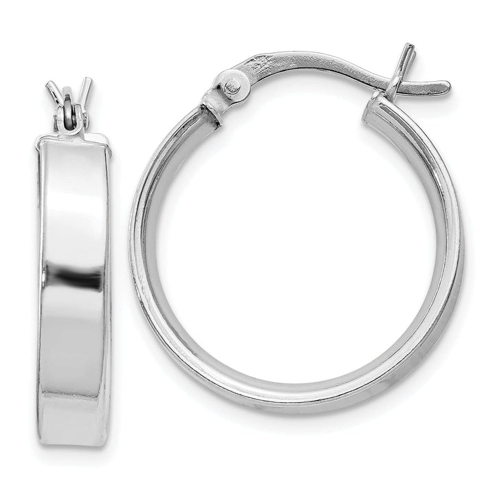 Lovely Rita's Earrings Sterling Silver Polished Finish Hinged Earrings