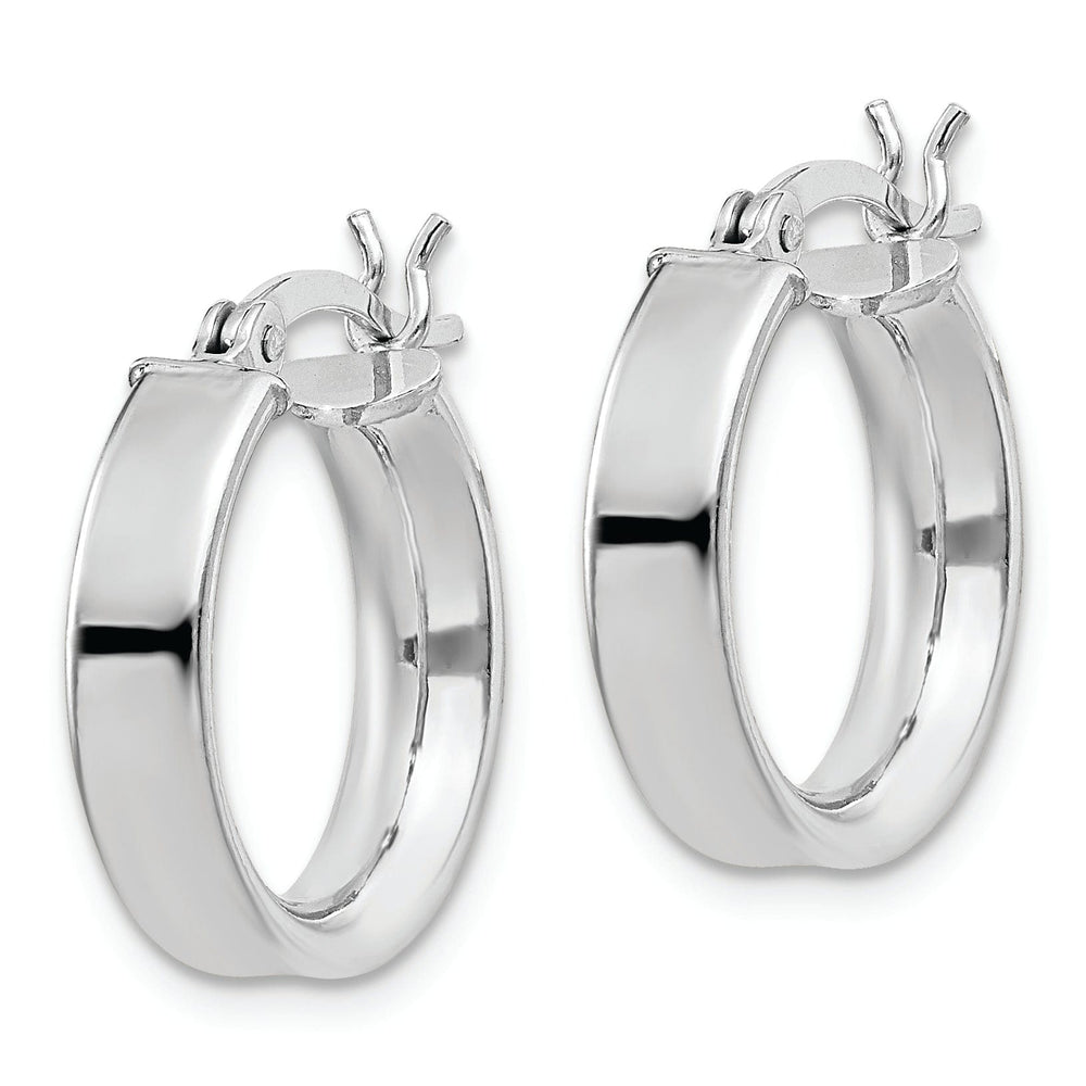 Lovely Rita's Earrings Sterling Silver Polished Finish Hinged Earrings
