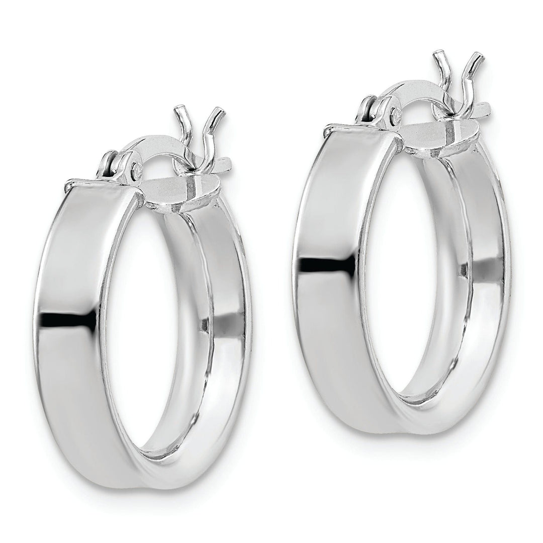 Lovely Rita's Earrings Sterling Silver Polished Finish Hinged Earrings
