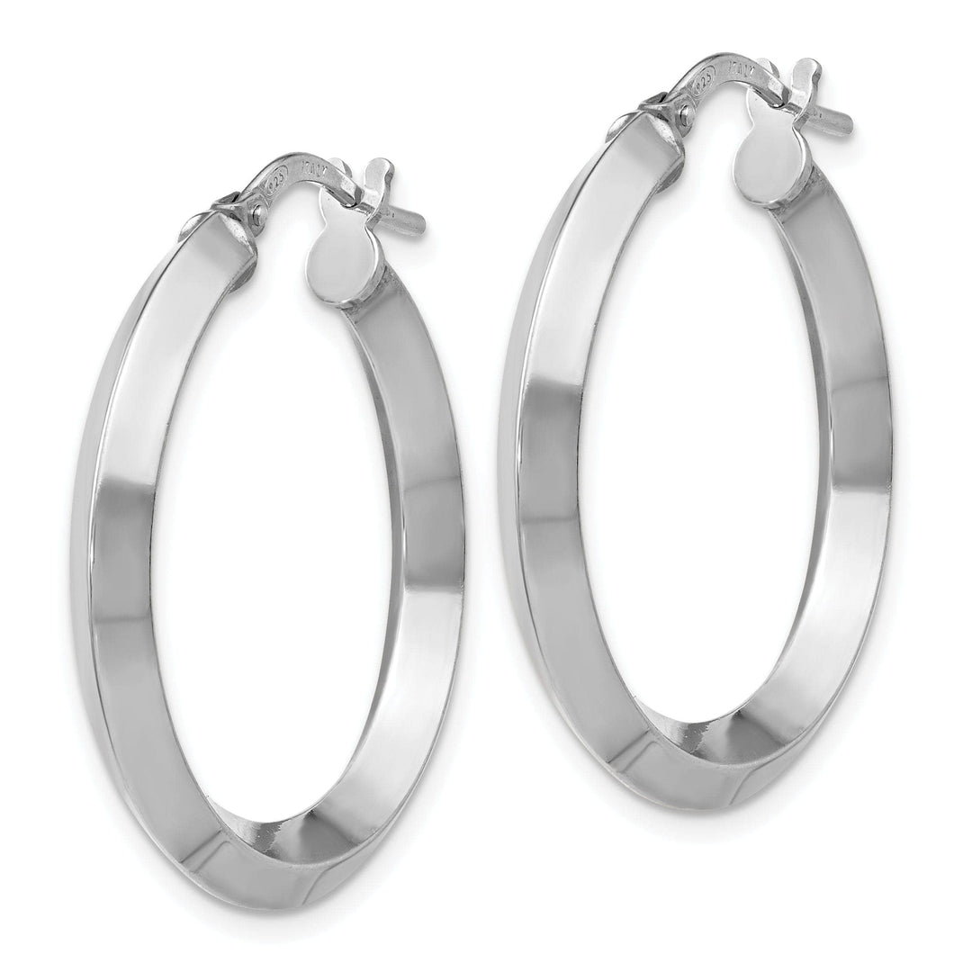 Lovely Rita's Earrings Sterling Silver Polished Hoop Earrings