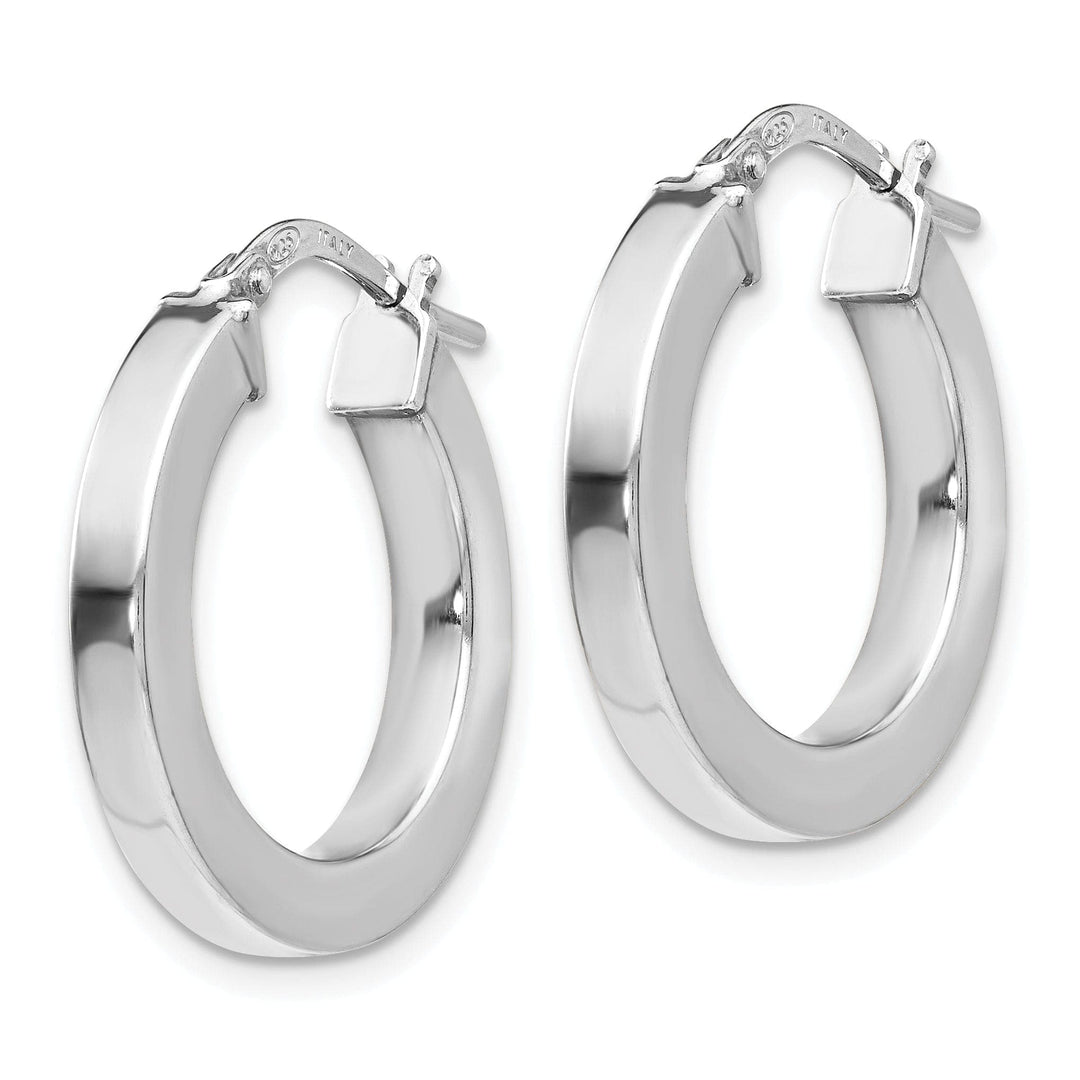 Lovely Rita's Earrings Sterling Silver Polished Hoop Earrings