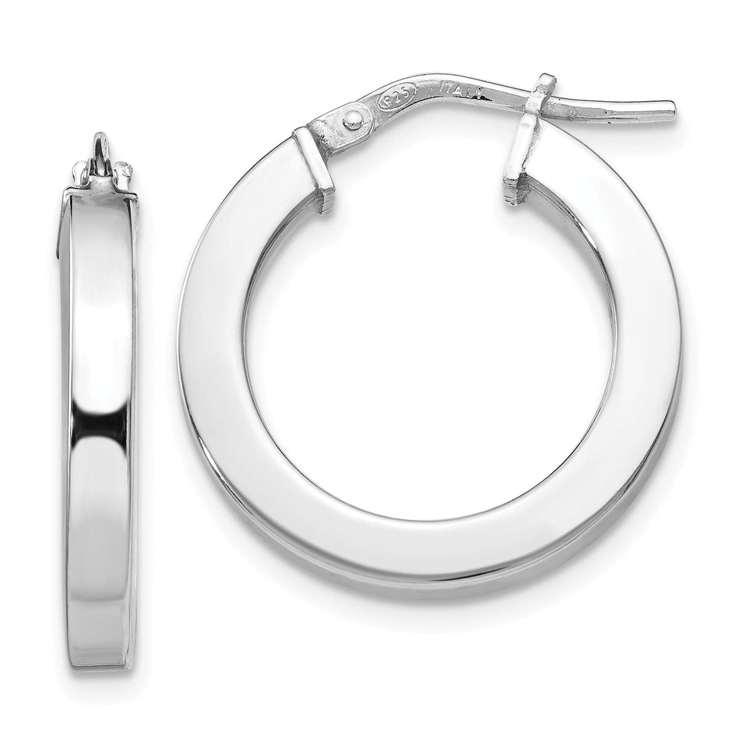Lovely Rita's Earrings Sterling Silver Polished Hoop Earrings