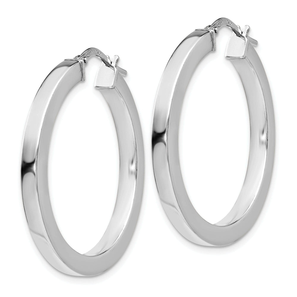 Lovely Rita's Earrings Sterling Silver Polished Hoop Earrings