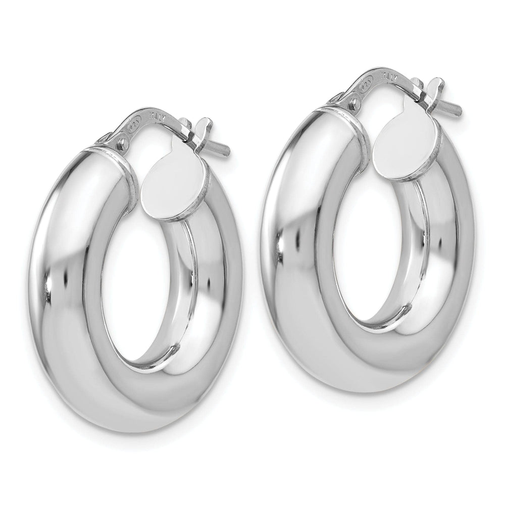 Lovely Rita's Earrings Sterling Silver Polished Hoop Earrings