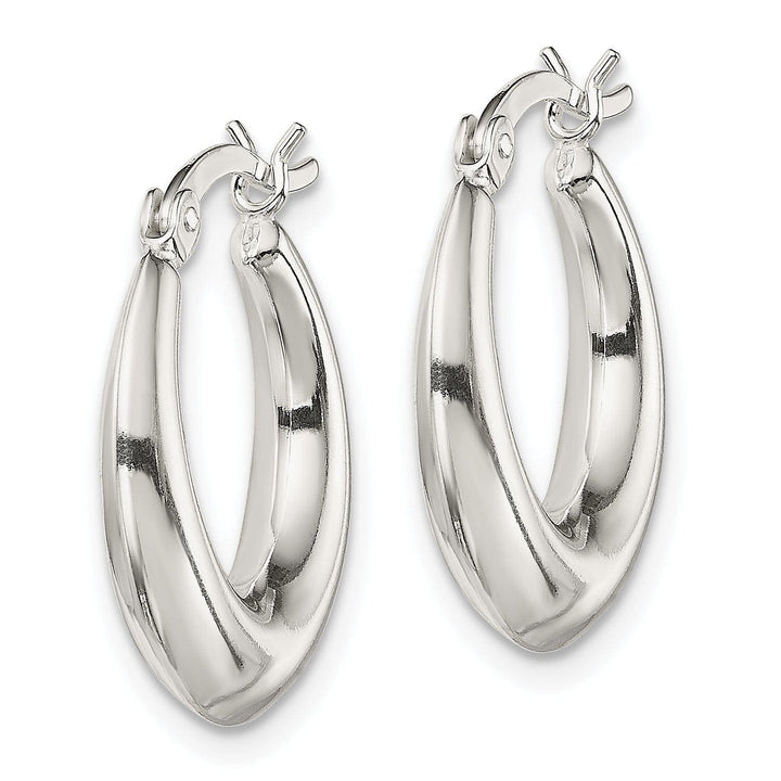 Lovely Rita's Earrings Sterling Silver Polished Hoop Earrings