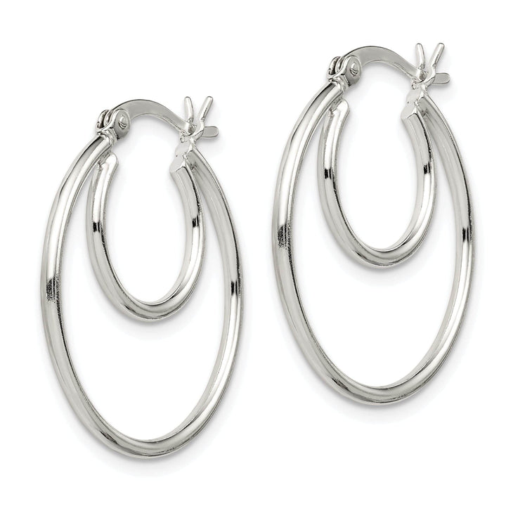 Lovely Rita's Earrings Sterling Silver Polished Hoop Earrings