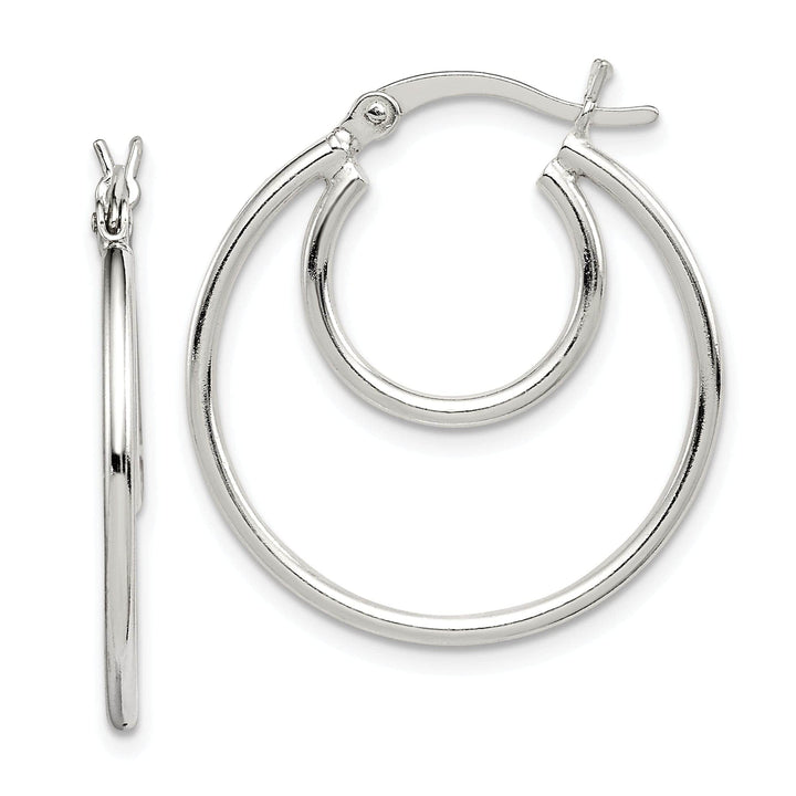 Lovely Rita's Earrings Sterling Silver Polished Hoop Earrings