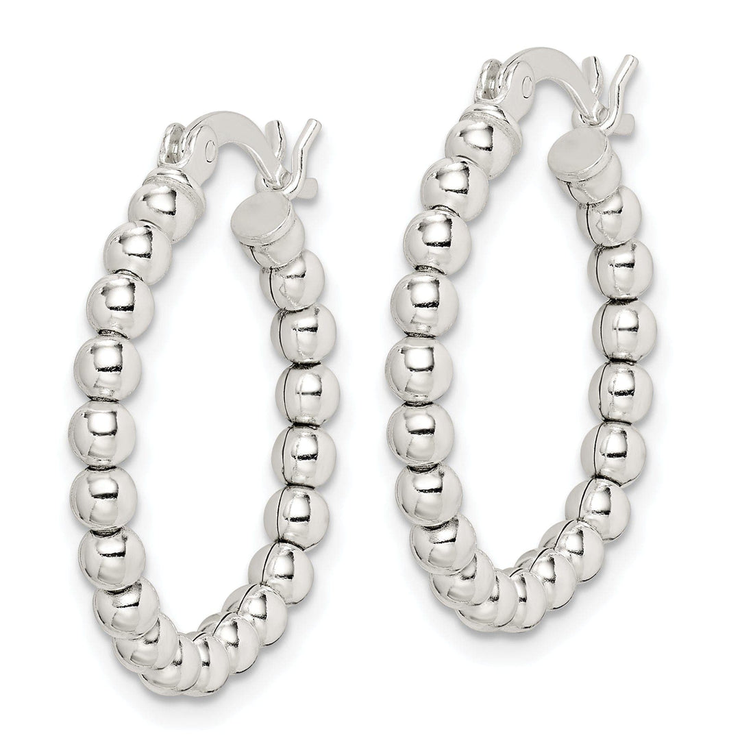 Lovely Rita's Earrings Sterling Silver Polished Twisted Hoop Earrings