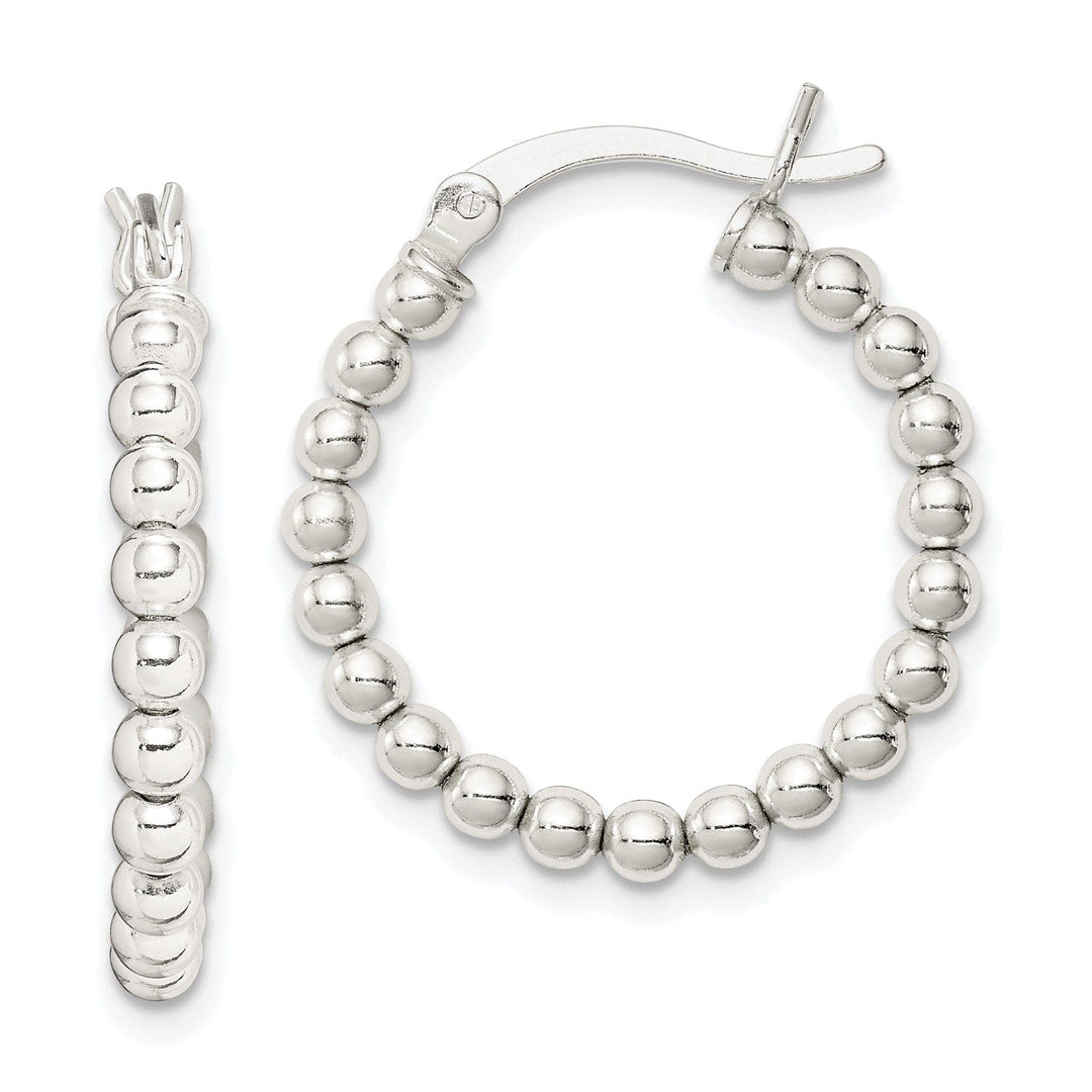 Lovely Rita's Earrings Sterling Silver Polished Twisted Hoop Earrings