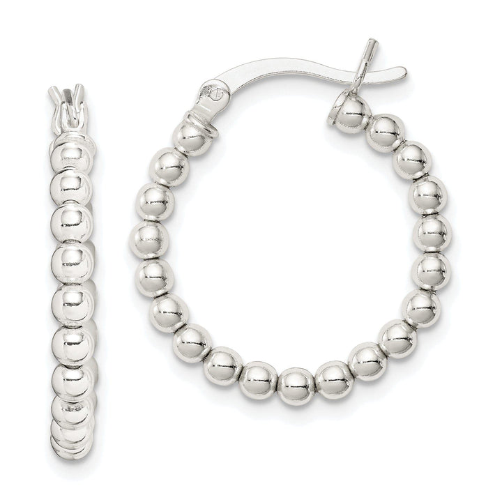 Lovely Rita's Earrings Sterling Silver Polished Twisted Hoop Earrings