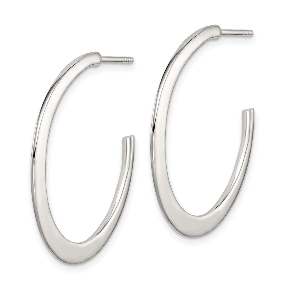 Lovely Rita's Earrings Sterling Silver Post Hoop Earrings