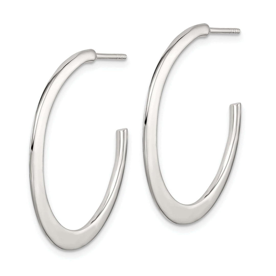 Lovely Rita's Earrings Sterling Silver Post Hoop Earrings