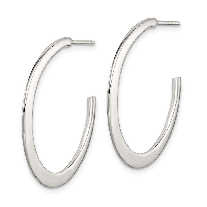 Lovely Rita's Earrings Sterling Silver Post Hoop Earrings