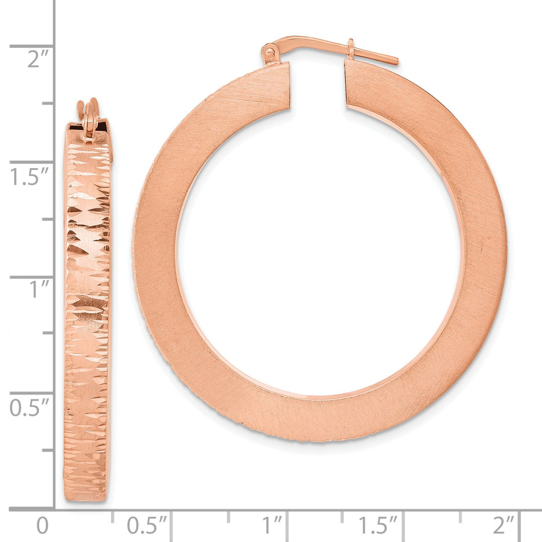 Lovely Rita's Earrings Sterling Silver Radiant Rose Gold Earrings