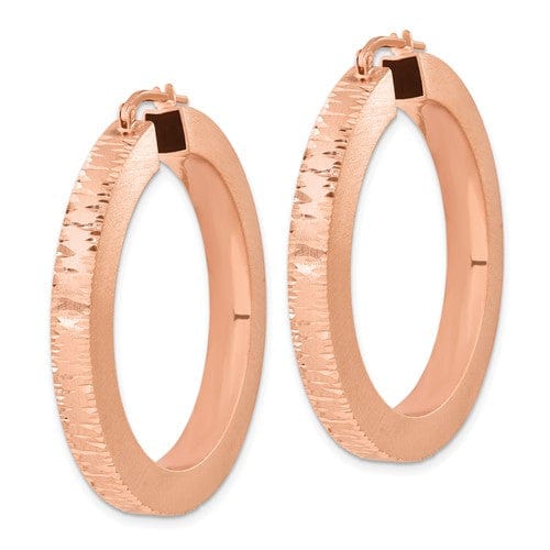 Lovely Rita's Earrings Sterling Silver Radiant Rose Gold Earrings