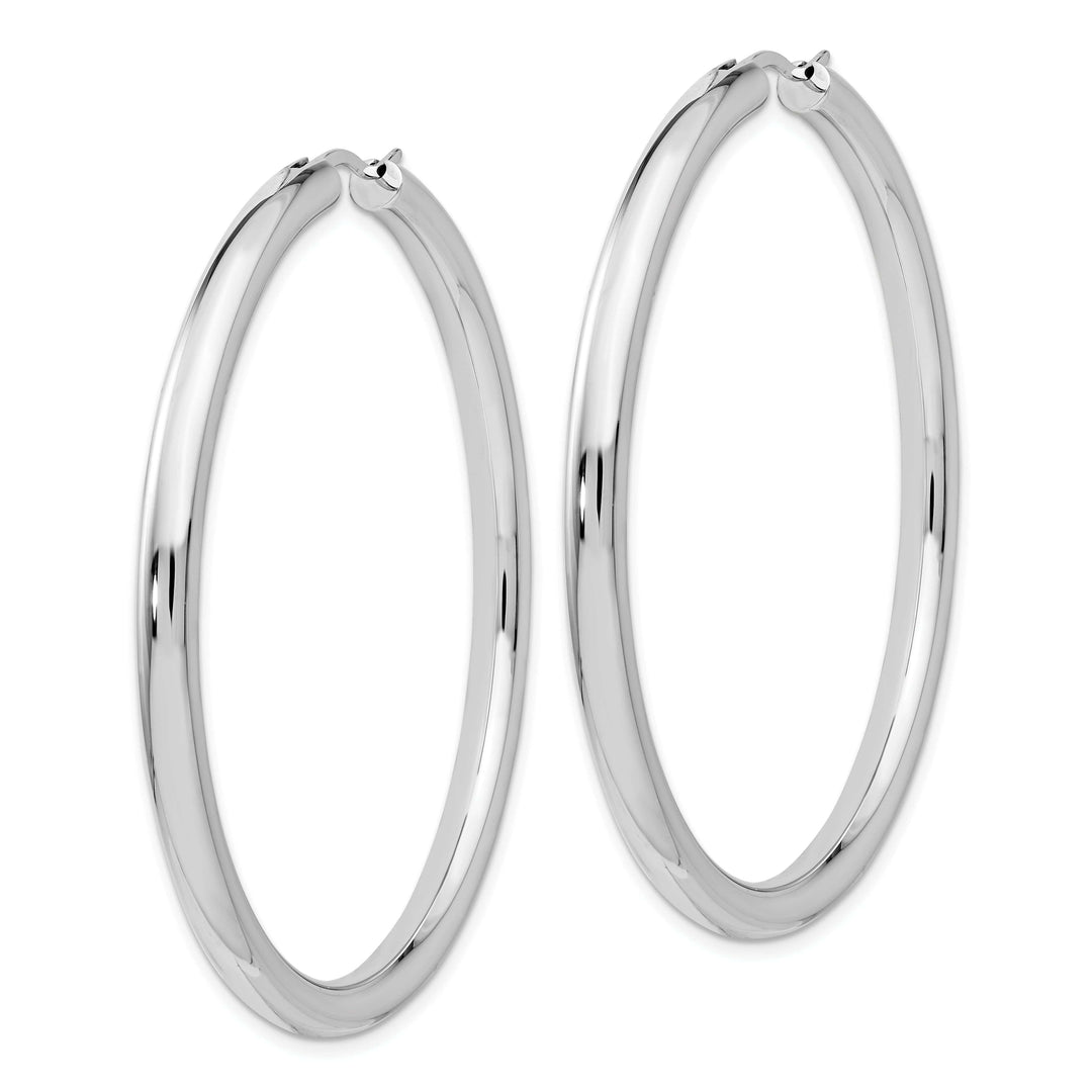 Lovely Rita's Earrings Sterling Silver Rhodium 3.5MM Tube Earrings