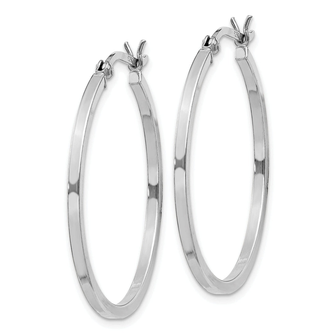 Lovely Rita's Earrings Sterling Silver Rhodium Finish Hinged Earrings