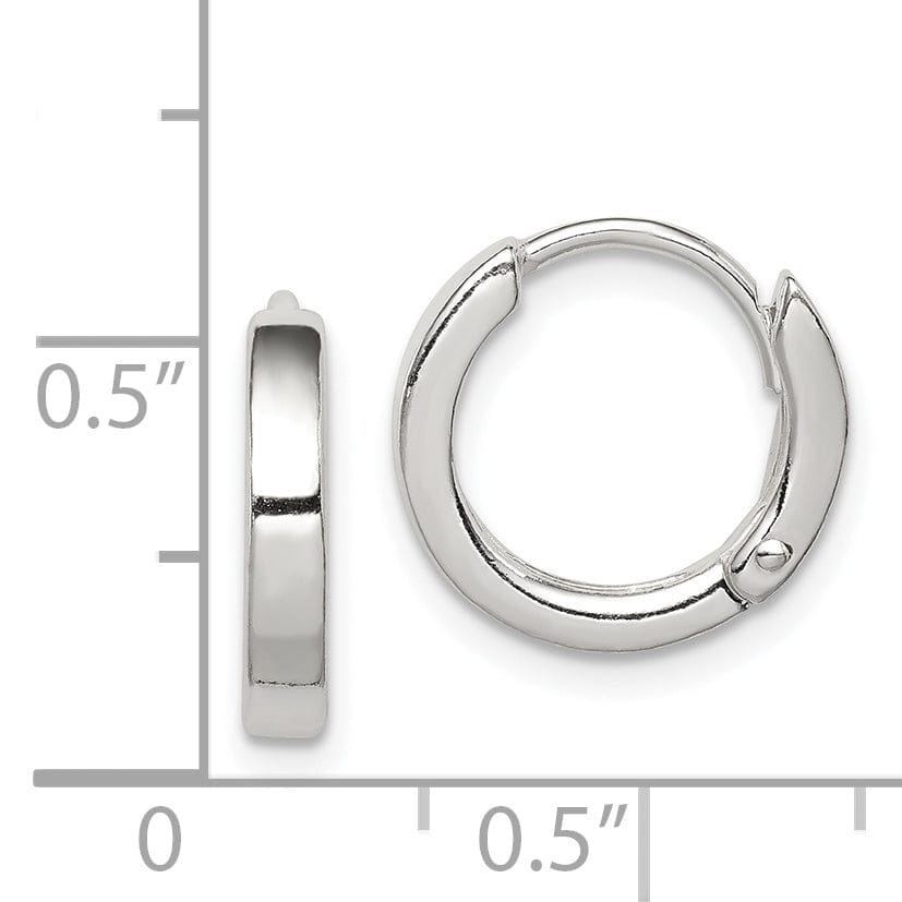 Lovely Rita's Earrings Sterling Silver Round Hoop Earrings