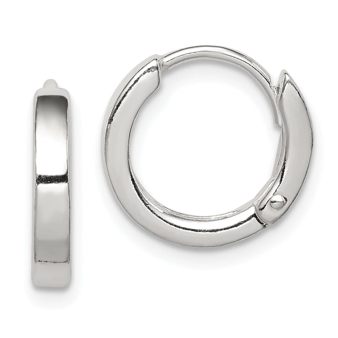 Lovely Rita's Earrings Sterling Silver Round Hoop Earrings