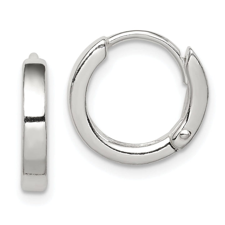 Lovely Rita's Earrings Sterling Silver Round Hoop Earrings