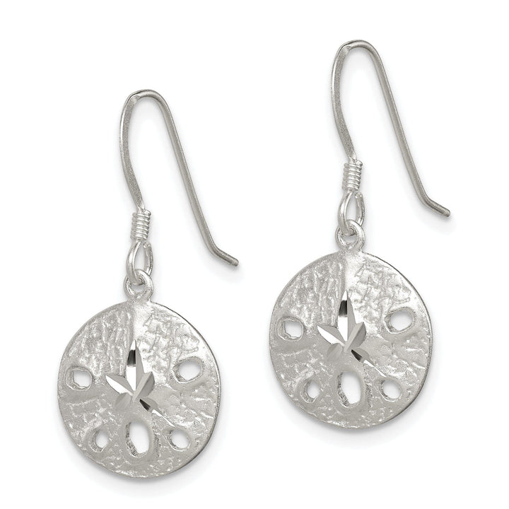 Lovely Rita's Earrings Sterling Silver Sand Dollar Dangle Earrings